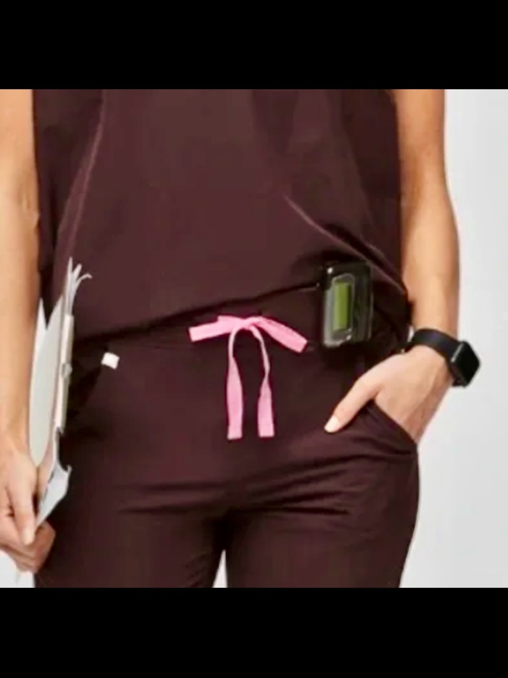 FIGS Women's Dark Fig Set - Ltd Ed fabric/color, S Catarina & M Huntington